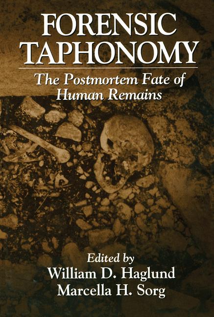 Portada de un libro de texto clásico de la ciencia tafonómica publicado en 1997.