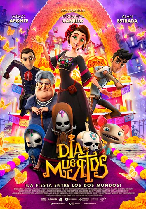 cartel Día de muertos