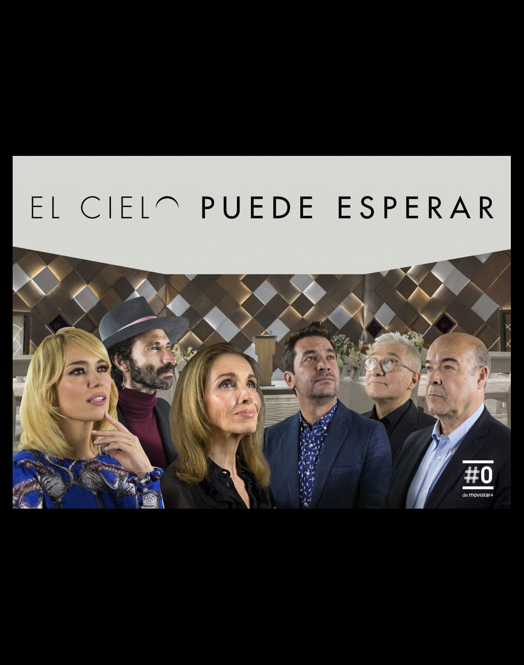 cartel El cielo puede esperar. Serie de humor negro