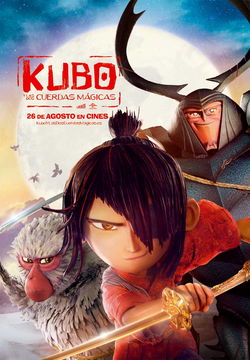 cartel Kubo y las dos cuerdas mágicas