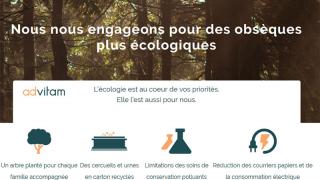 advitam Nous nous engageons pour des obsèques plus écologiques 