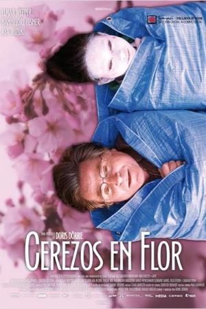 cartel Cerezos en flor